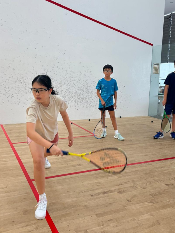 squash summer camp at the chinese club in singapore little steps