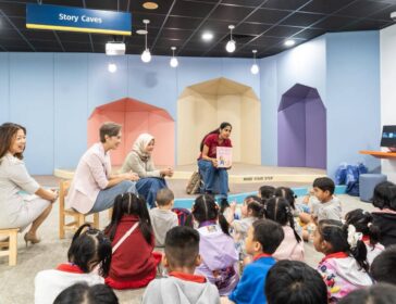 Kids storytelling session at Bukit Batok Library Singapore