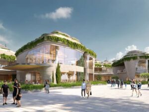WEAVE at Resorts World Sentosa open-air family-friendly shopping and dining area in Singapore