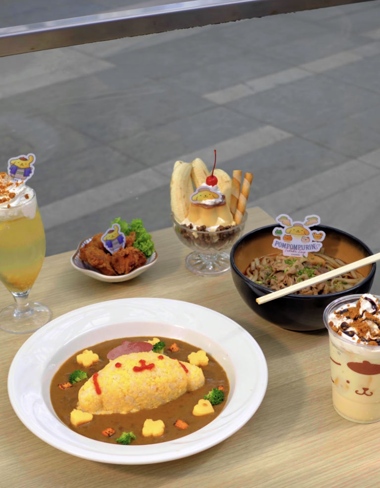 Pompompurin Japan Rail Cafe Singapore