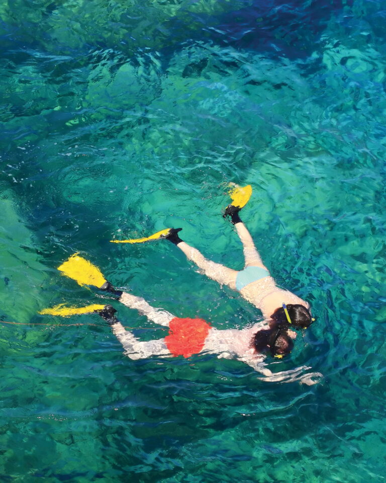 Image of kids at Four Seasons Hotel Snorkeling at camp