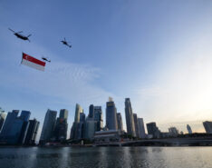 Image of flypast singapore