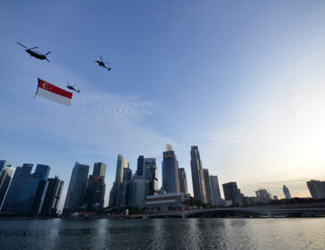 Image of flypast singapore