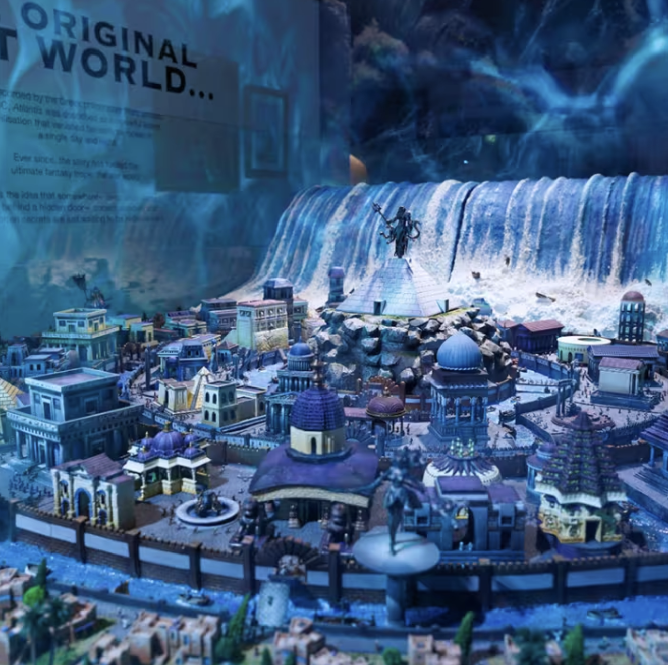 Family exploring immersive sci-fi portals exhibition in Singapore with kids