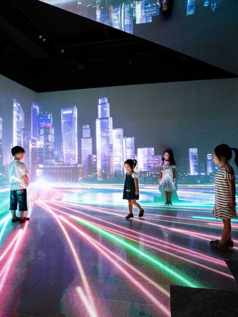 Image of kids at Singapore City Gallery - kid-friendly museum singapore
