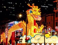 Image of street light-up in Chinatown