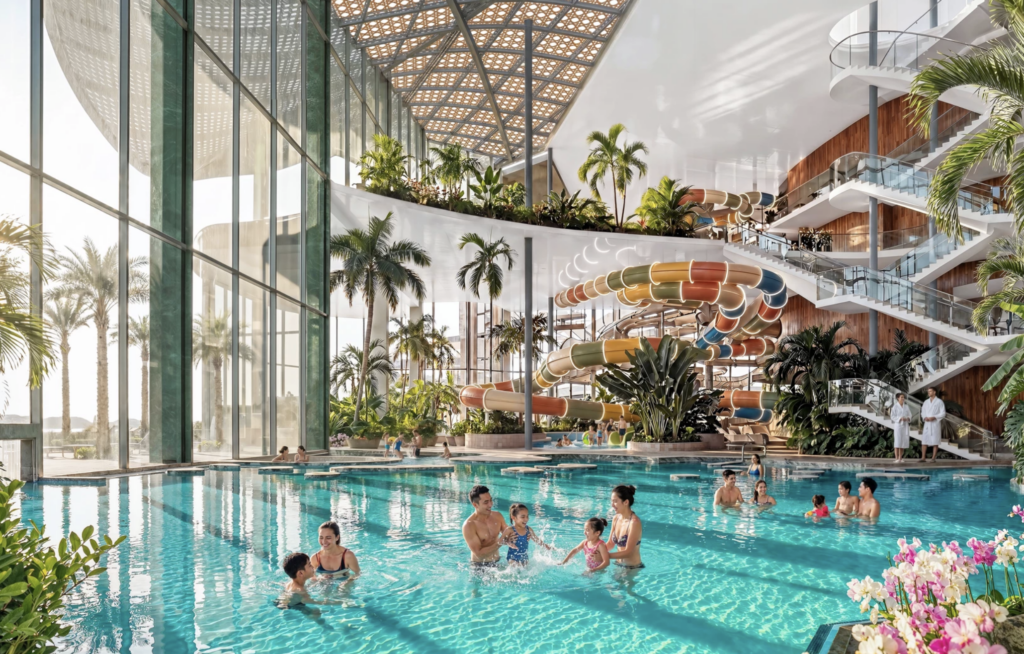 Image of new gigantic Therme Singapore wellness resort
