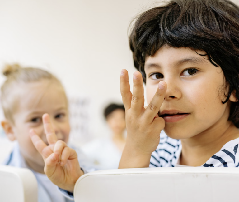 Image of preschoolers in singapore