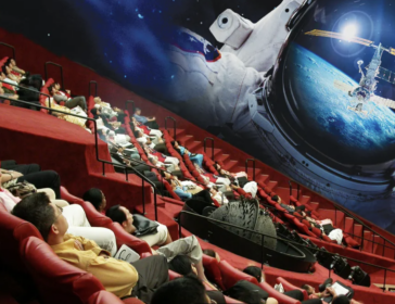 Image of cinema inside the science centre in Singapore