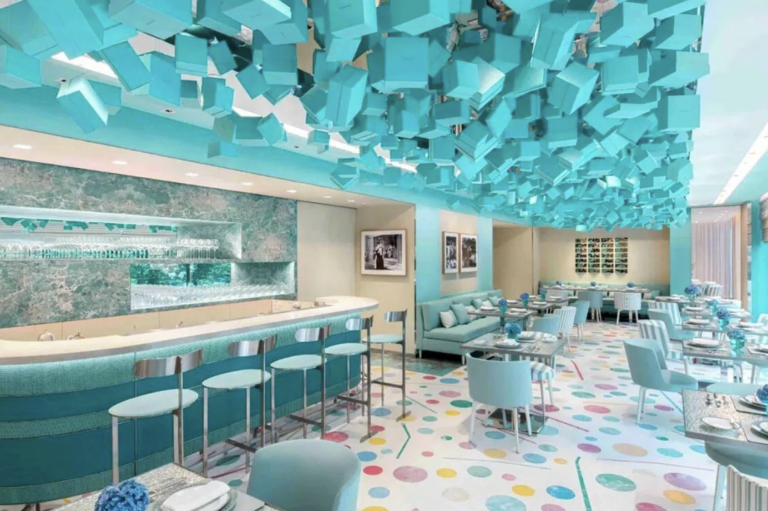 Imaeg of Tiffany and Co Blurbox Cafe in Singapore