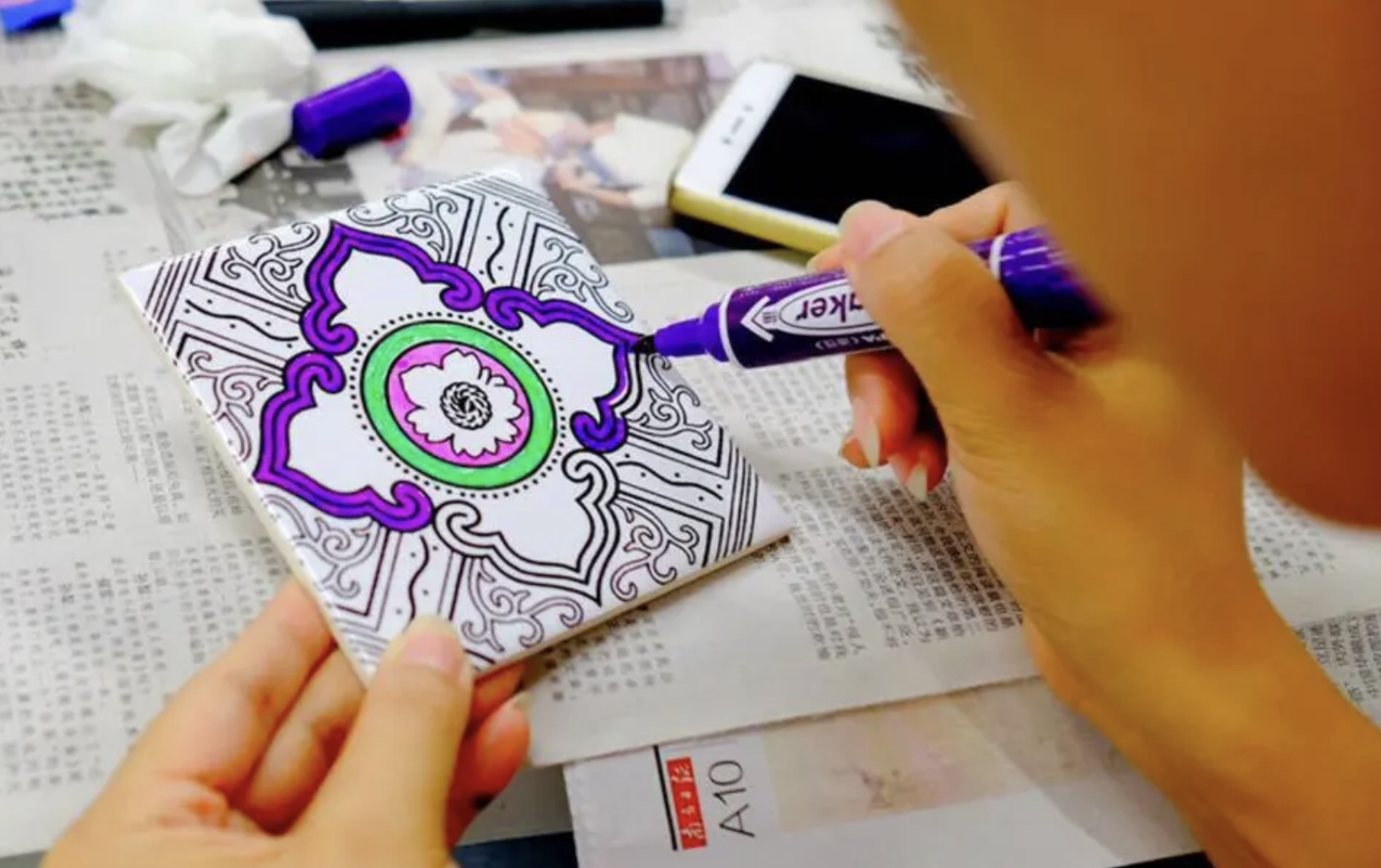 Image of tile workshop in Singapore