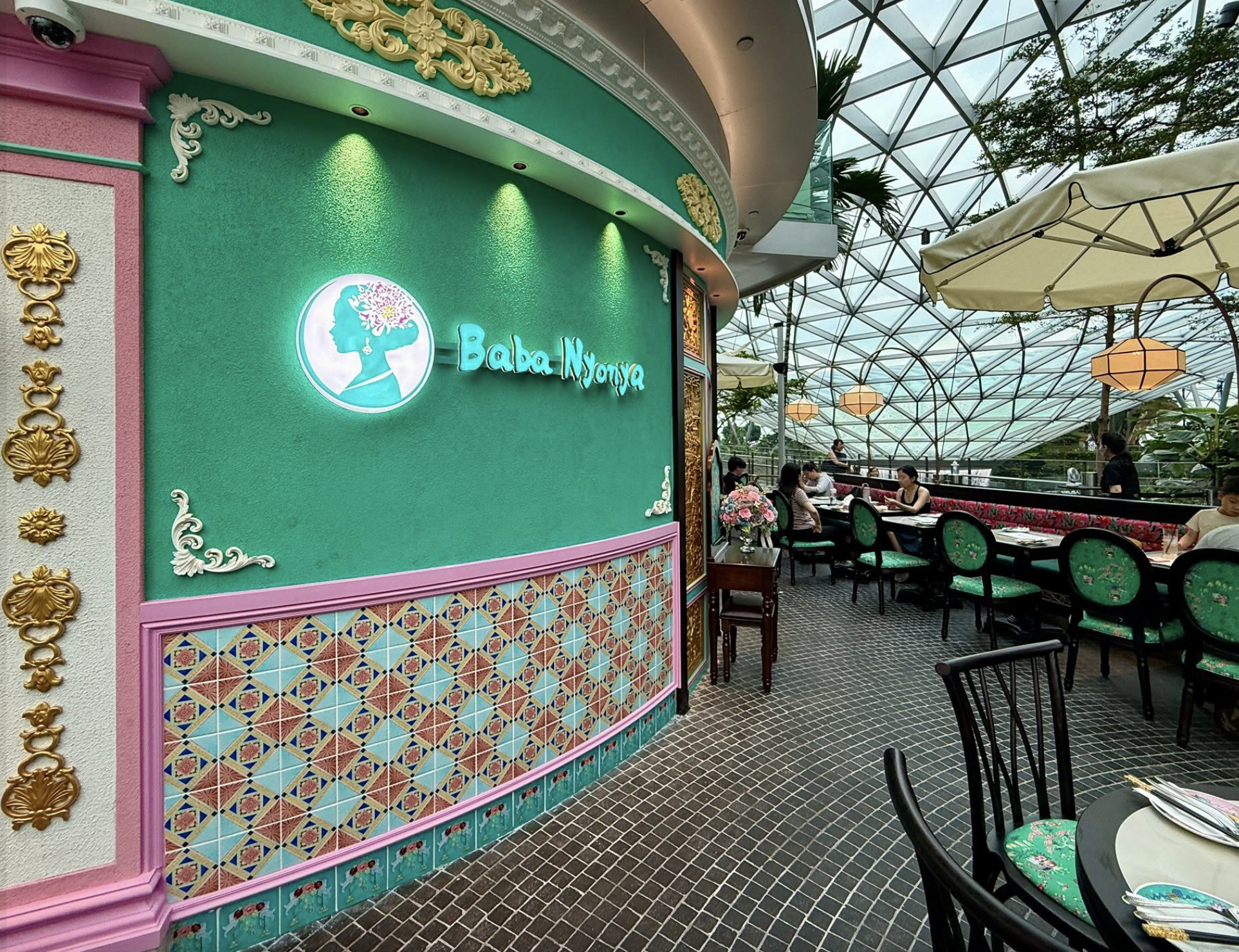 Image of outfit rentals and restauyrant at Baby Nyonya At Jewel Singapore