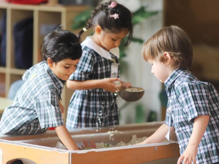 Children learning and playing at Tanglin Trust School Nursery and Infant School in Singapore