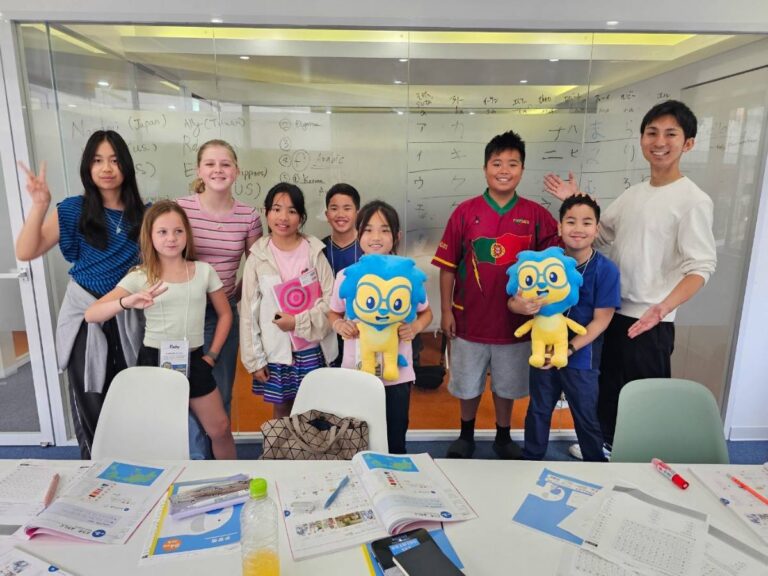 Students enjoying an immersive language and cultural winter camp with LTL Language School in Asia