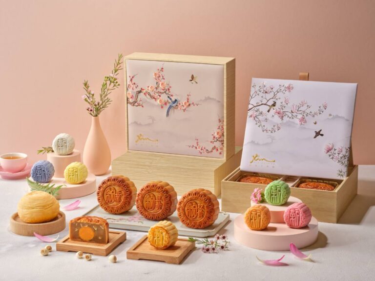Xin Cuisine 2026 Mid-Autumn mooncake collection in Singapore with elegant keepsake box