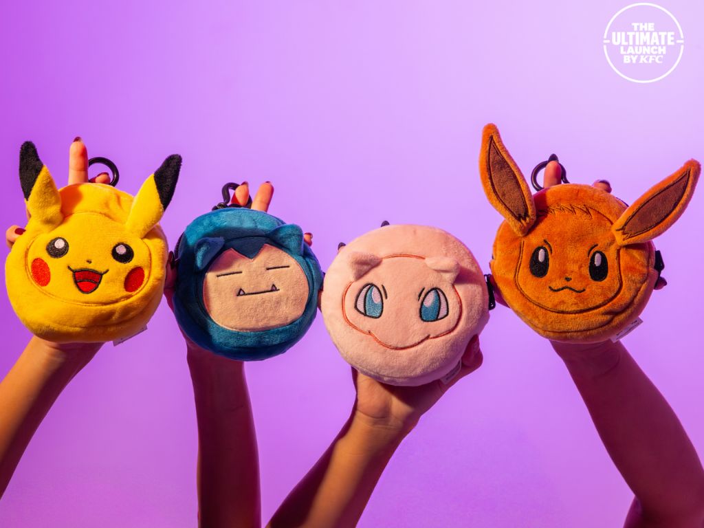 Image of Pokemon merchandise at KFC Singapore