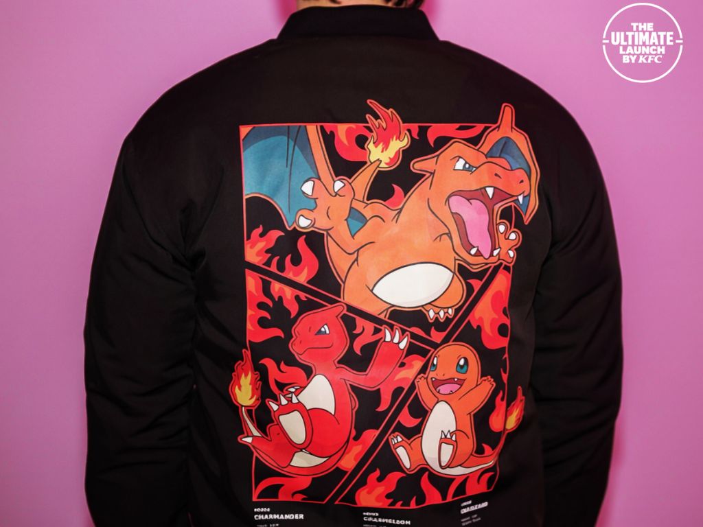 Image of Pokemon jacket from KFC Singapore