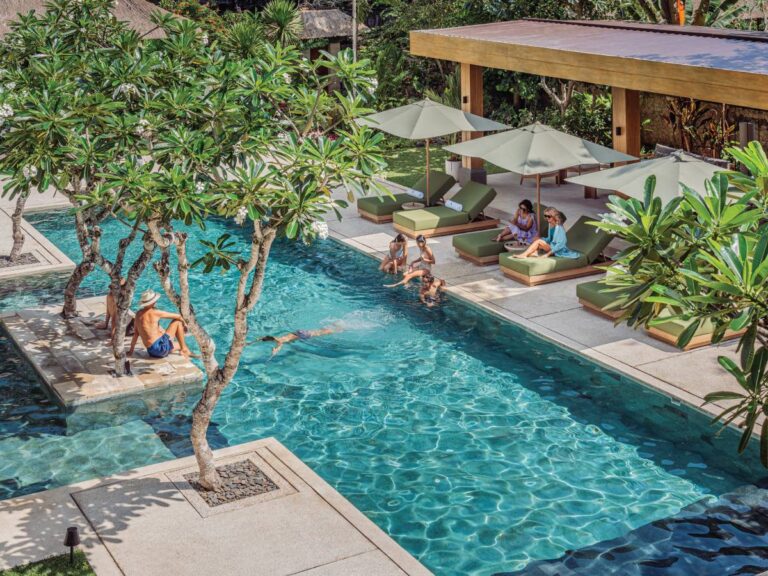 Family-friendly luxury villa and pool at Four Seasons Resort Bali at Jimbaran Bay