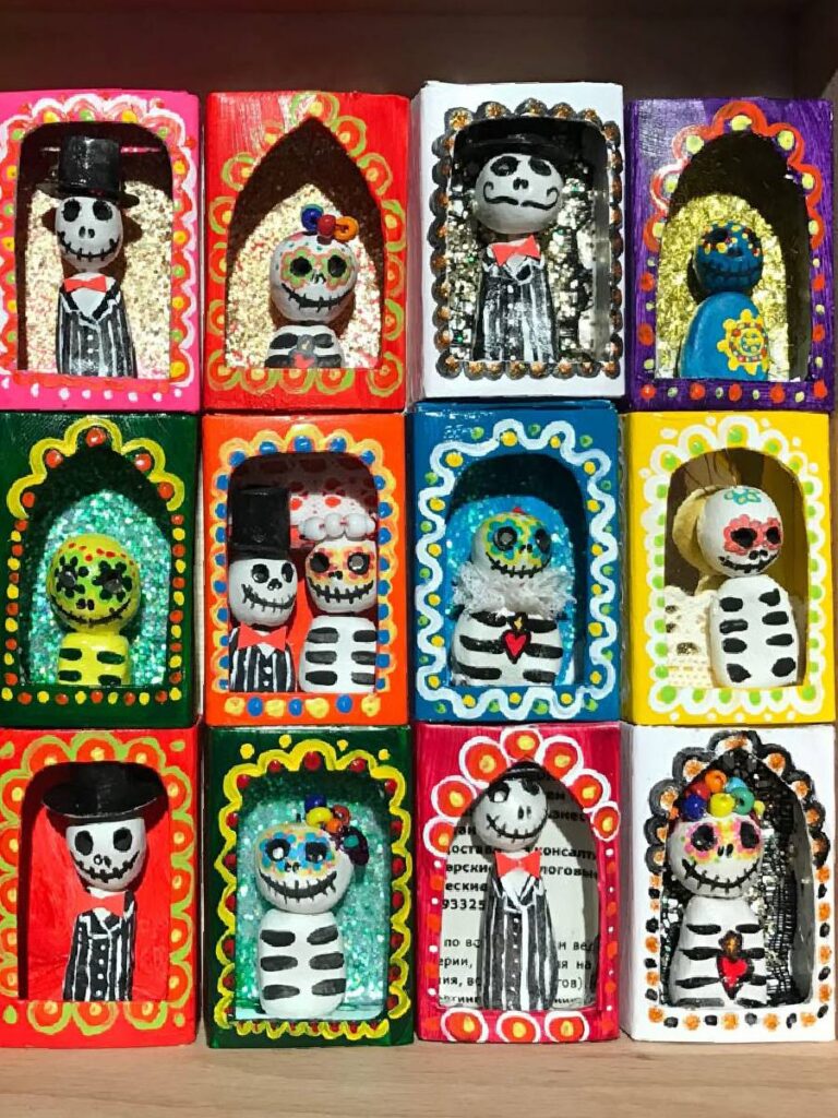 Halloween-inspired art, drama and ceramics projects at Colour My World holiday workshop in Hong Kong