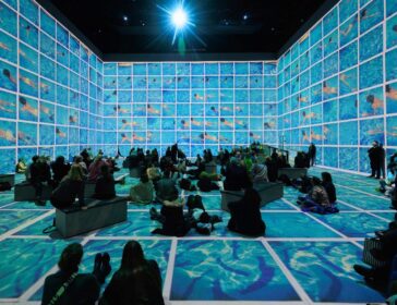 Image of David Hockney exhibition - IMBA theatre singapore