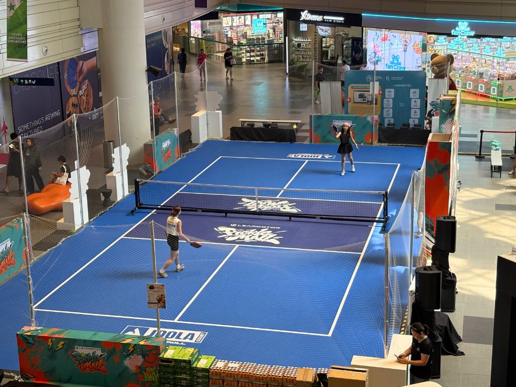 Image of pickleball court at PickleMall Sengkang Grand Mall - PickleMall