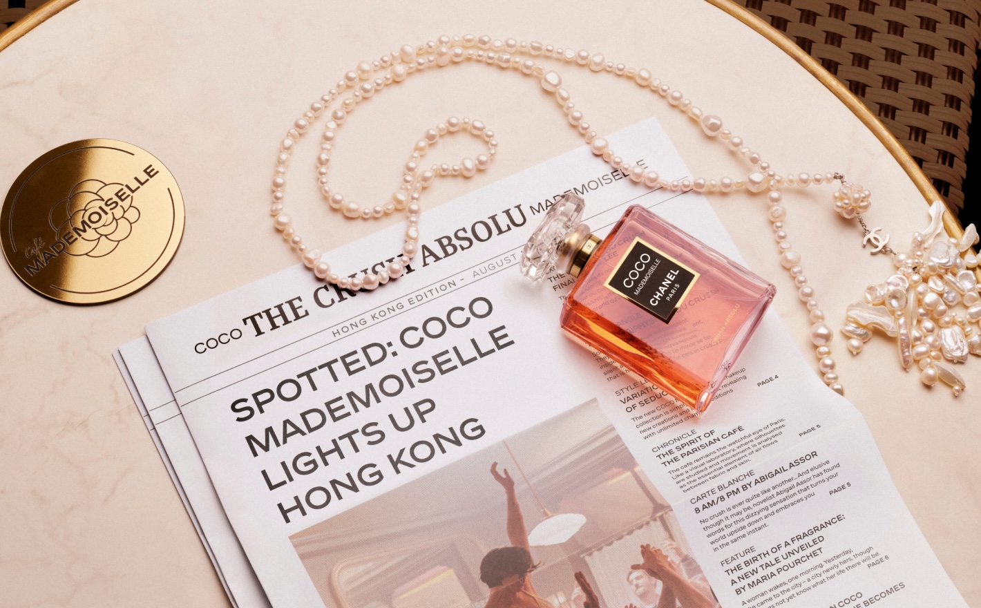 Chanel Café Mademoiselle Pop-Up & Crush Absolu Experience Hong Kong
