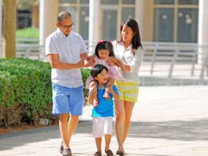 Image of Asian family - national day rally 2026