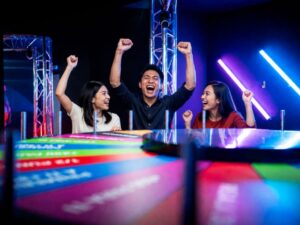 Image of family at BuzzAttack Singapore