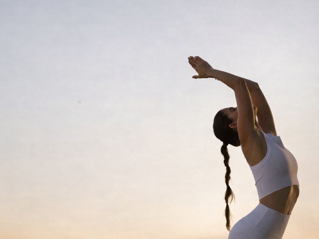 Image of woman doing yoga outdoors - privilee singapore