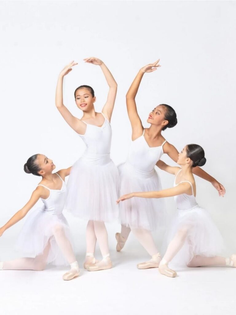 Image of girls doing ballet - enrichment class singapore