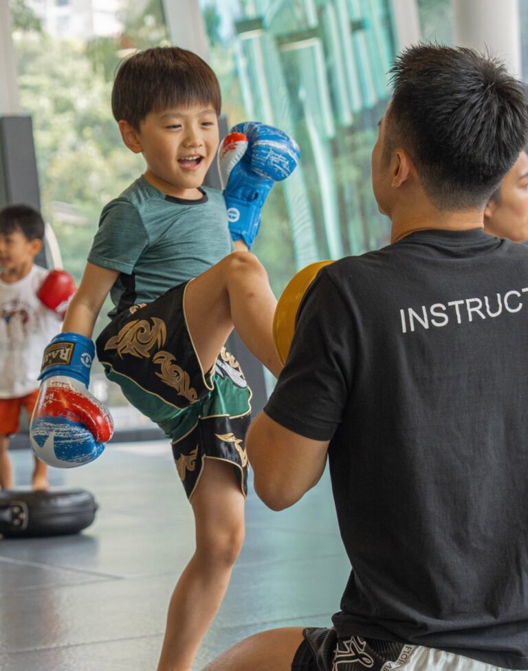 Image of kid in martial arts class - enrichment class singapore