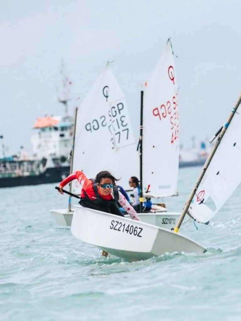 Image of kid sailing - enrichment class singapore