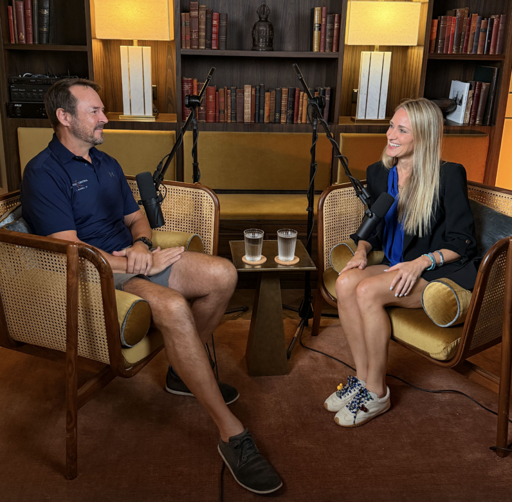 Image of Justin from PhysioCentral getting interviewed by Little Steps Asia