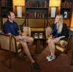 Image of Justin from PhysioCentral getting interviewed by Little Steps Asia