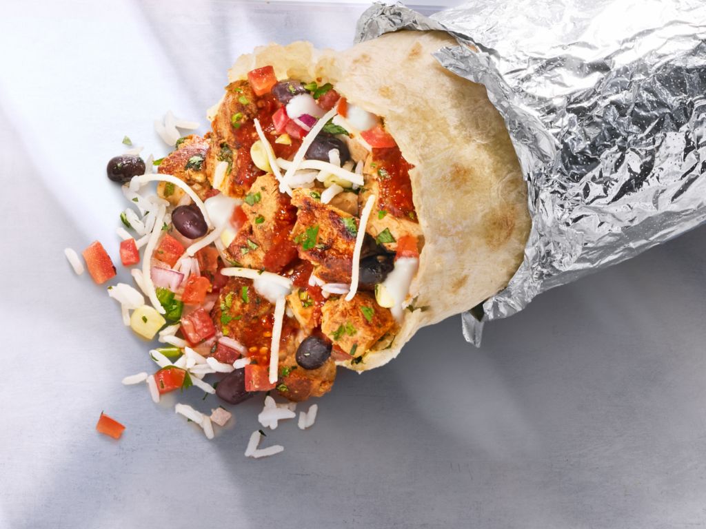 Image of burrito - chipotle singapore