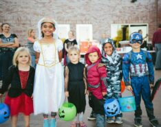 Image of kids in Halloween costumes for trick-or-treating singapore