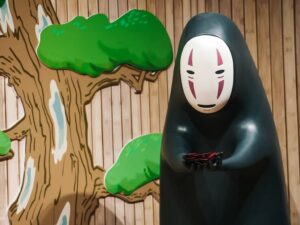 Image of installation from The Story of Studio Ghibli exhibition Singapore