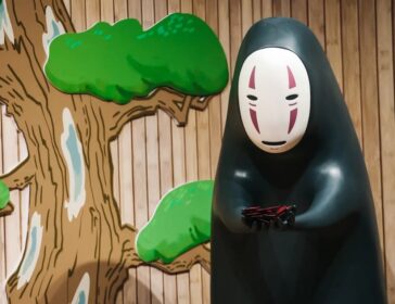 Image of installation from The Story of Studio Ghibli exhibition Singapore