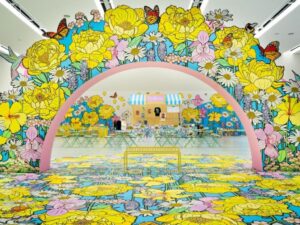 Image of welcoming arch at Bloomyard Singapore