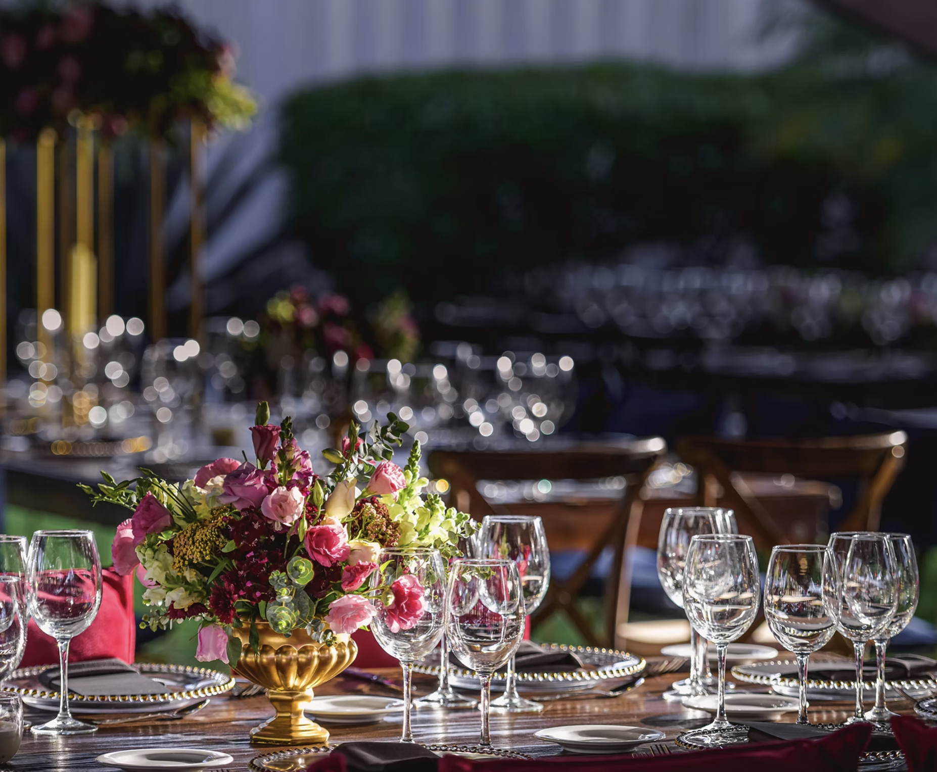 Image of dinner party in Hong Kong Party catered by Pyjama
