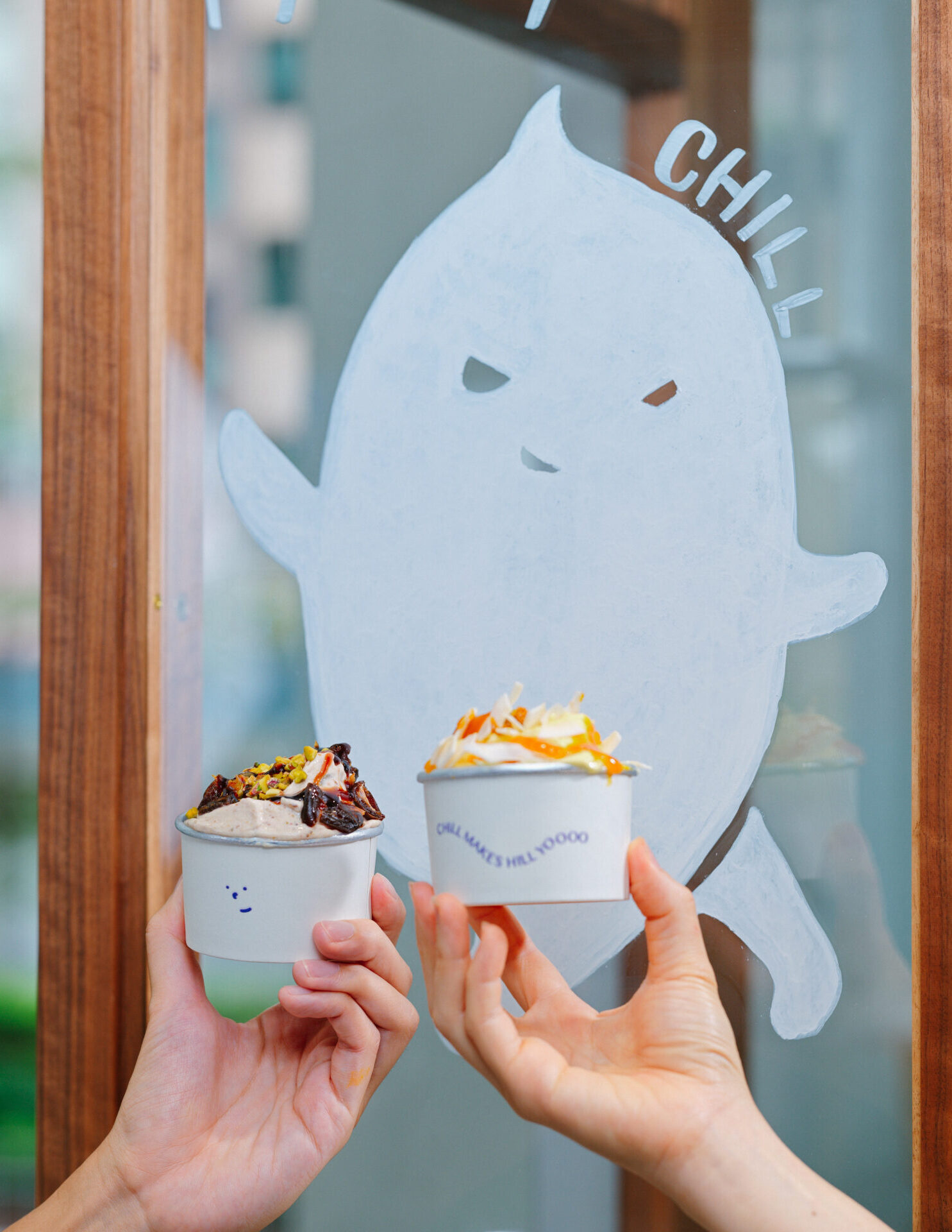 chill hill frozen yoghurt sai wan