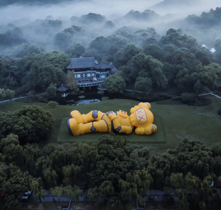 Kaws exhibit Hangzhou