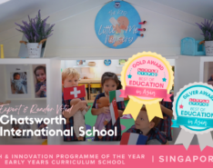 Kindergarten 1 children in the Little Me nursery at Chatsworth International School