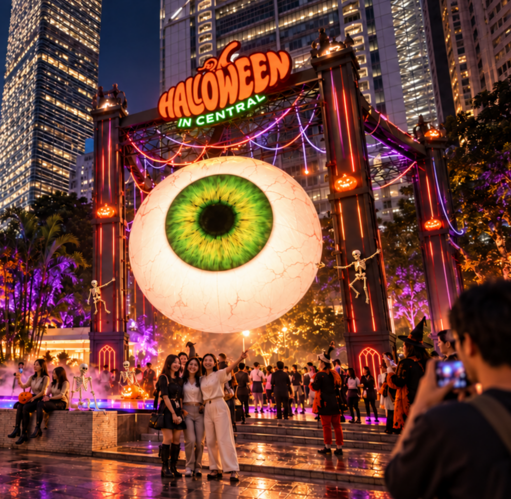 halloween in central. family friendly halloween event in hong kong