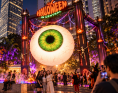 halloween in central. family friendly halloween event in hong kong