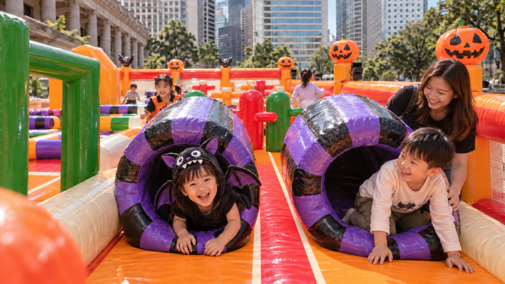 halloween in central. family friendly halloween event in hong kong