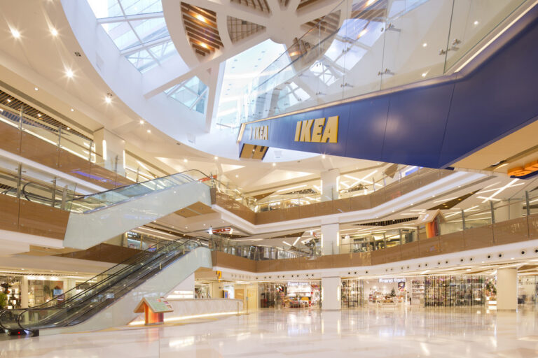 IKEA store inside the HomeSquare atrium in Sha Tin, Hong Kong