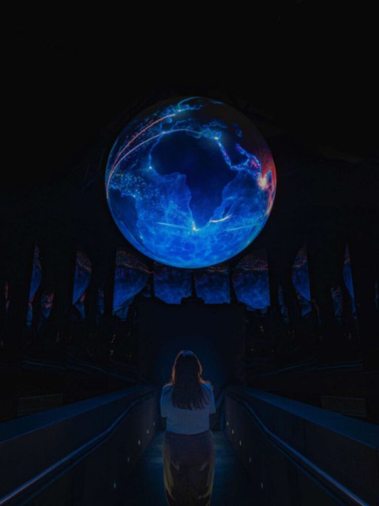 Image of woman at Singapore Odyssey - kid-friendly museum singapore