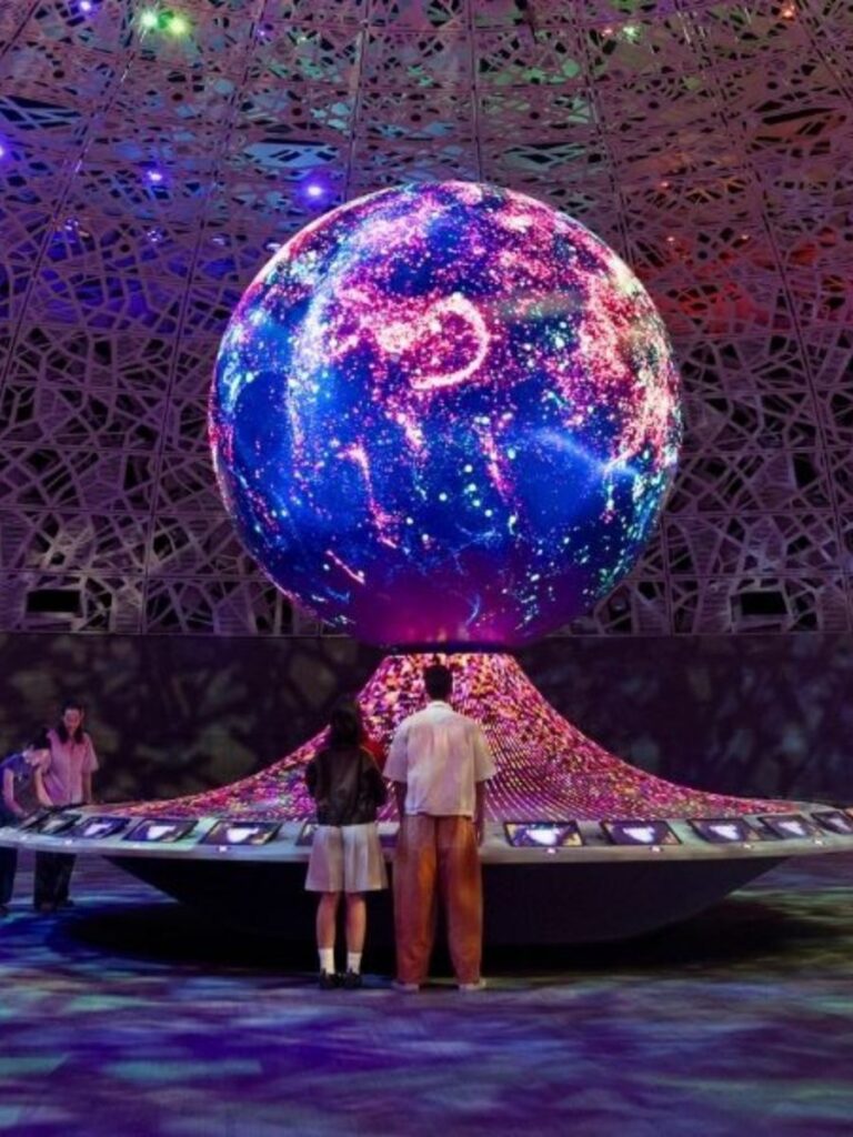 Image of central atrium at Exploria - Mandai - kid-friendly museum singapore