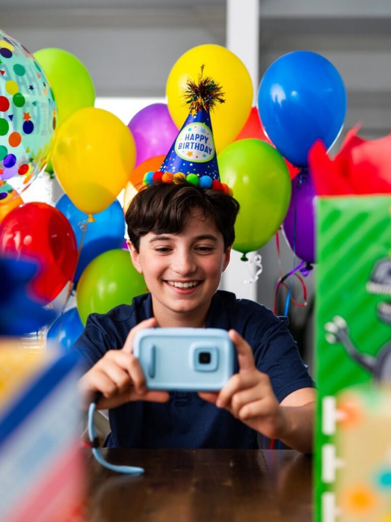 Image of boy with myFirst Camera 50 - christmas gift singapore